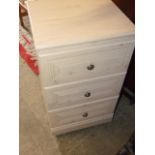 Alstons Oyster Bay 2 short over 3 long chest of drawers & 3 draw bedside unit
