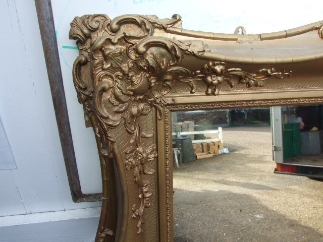 Antique Gilt Framed Mirror from a country house 38 x 55 inches - Image 2 of 6