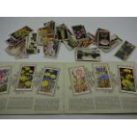 Album of Wills cigarette cards of wild flowers plus quantity of loose cards including Players,