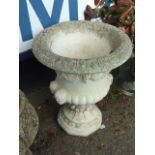 Concrete Garden Urn 26 inches tall