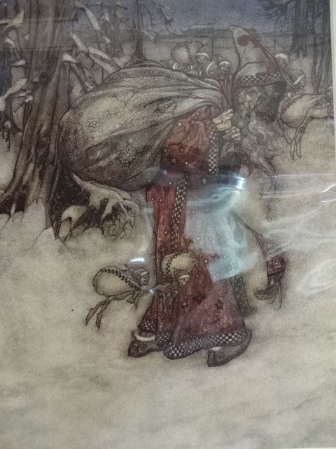 Arthur Rackham print of Rip Van Winkle (45 x 60)cm