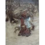 Arthur Rackham print of Rip Van Winkle (45 x 60)cm