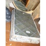 8 Lead Window Panels 11 1/2 x 17 1/2 inches