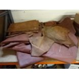 Very large cow/small elephant hide in one piece