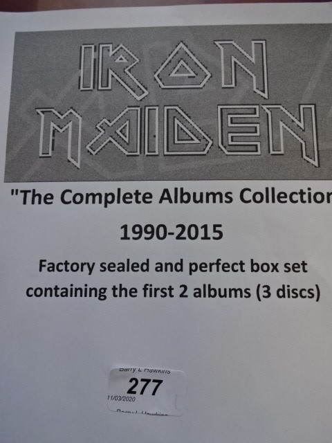 Iron Maidens 'The complete albums' box set 1990-2015, factory sealed, contains first two albums - Image 2 of 2