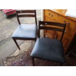 2 Retro G Plan Style Chairs for reupholstery