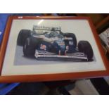 Signed Formula One Picture 27 x 19 inches