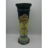 Decorative hand painted vase, 36cm