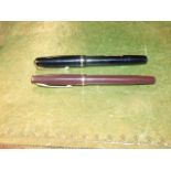 2 Burnham Fountain Pens with Burnham 48 Nibs