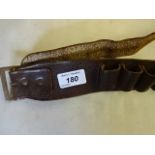 Leather 12 gauge shooting belt