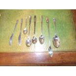 Advertising Spoons & Knives. BEA , British Airways , BBC , Horlicks ,Branston , Ovaltine , Oxo &