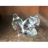 Squirrel Glass Paper Weight
