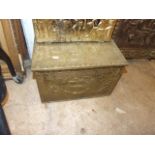 Brass Fire screen , Log box & mag rack