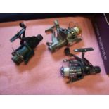 3 Fishing Reels Shakespeare 2000-145 , Leeda ZX350 & Lineaffe RD30