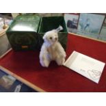 Steiff Rattle Bear circa 1912 replica with box & certificate