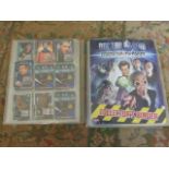 2 Folders of Doctor Who Trading Cards