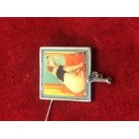 Enamel Dog Brooch 1999 M Bastin