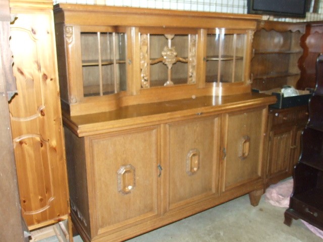 German Oak Dresser / Sideboard 71 inches wide