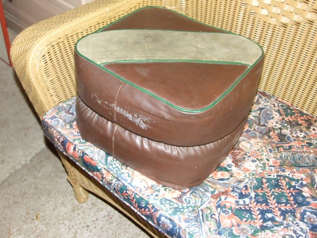 Retro Footstool for reupholstery