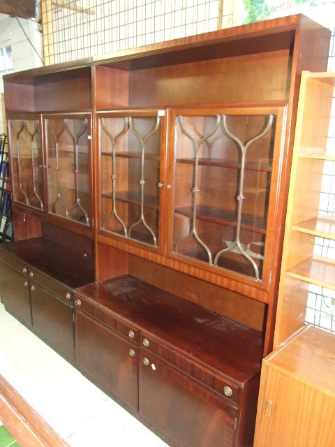 Pair of retro McIntosh Display Cabinets