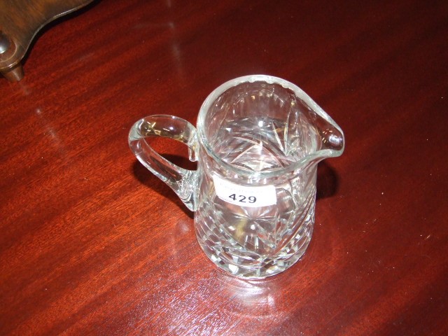 Cut Glass Jug 6 inches tall - Image 2 of 3