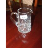 Cut Glass Jug 6 inches tall