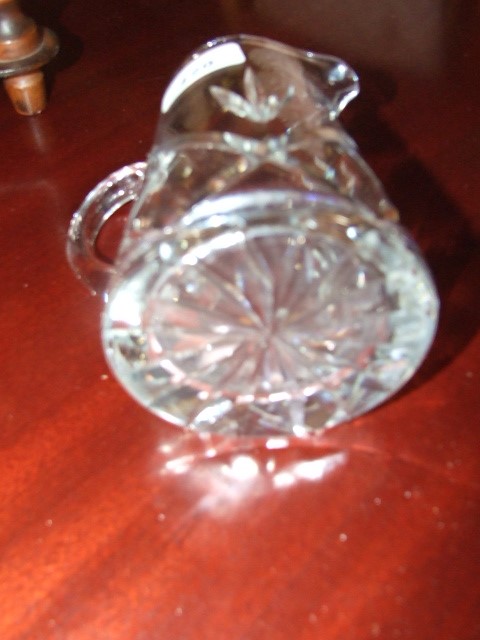 Cut Glass Jug 6 inches tall - Image 3 of 3