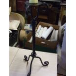Wrought Iron Candle stand 23 inches tall