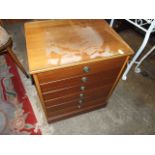 3 Drawer Chest on castors 24 inches tall 20 wide ( top is ok it’s just dust on the glass cover plate