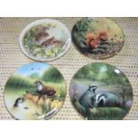 21 Bird & 4 Animal Picture Plates