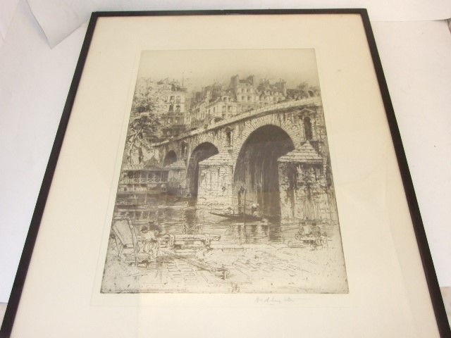 HEDLEY FITTON ETCHING PARIS CIRCA 1920 - Image 4 of 5