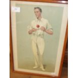 Vanity Fair Spy Print " An Arful Bowler " 10 x 15 inches