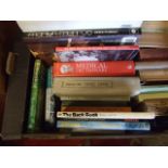 Box assorted books including 2 observers