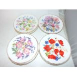 24 Flower Picture Plates ( no boxes or certificates ).