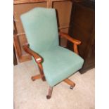 Ducal Pine Swivel Chair