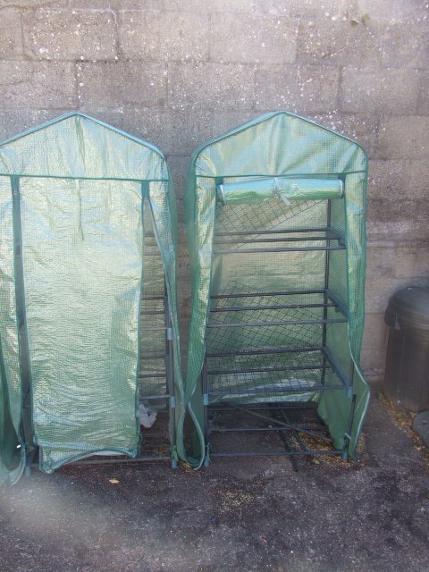 4 Patio Greenhouse Plant Stands ( 1 needs attention ) - Image 4 of 4