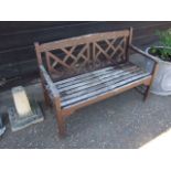 Heavy Hardwood Garden Bench