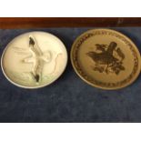 Goebel Plate , Poole Plate & Retro Studio Pottery Plate