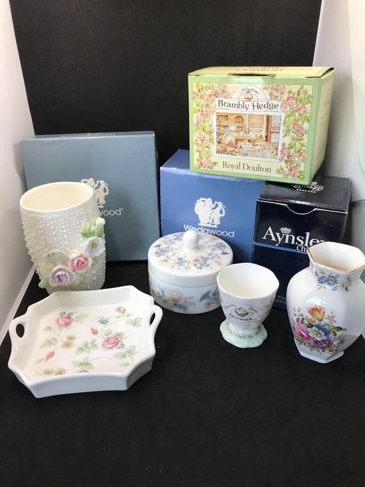 Collection of chinaware to incl Wedgwood 'Angela' trinket box, Wedgwood 'Rosehip' Albany tray, - Image 2 of 2