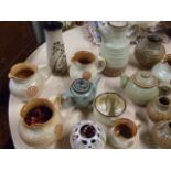 23 Pieces of assorted studio pottery