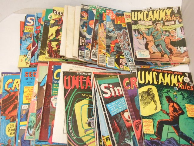 LARGE COLLECTION OF VINTAGE COMICS FROM THE 1970'S TO INCLUDE MYSTERY