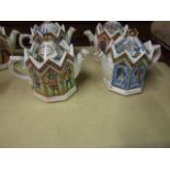 6 Sadler Collectors Teapots : Admiral Nelson , Elizabeth 1 , Henry V , Duke Wellington , Charles 1 &