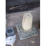 Concrete Figure , Bird Bath Base , 2 pots & shell