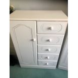 Wardrobe /Drawer Unit ( tallboy ). 33 inches wide 46 tall