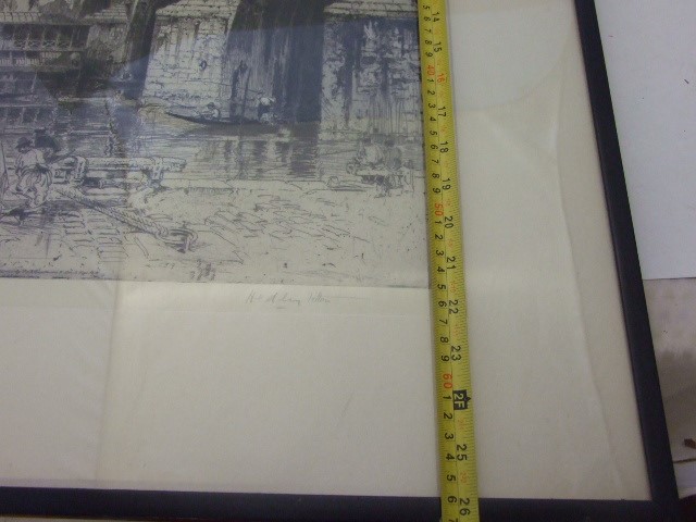 HEDLEY FITTON ETCHING PARIS CIRCA 1920 - Image 3 of 5