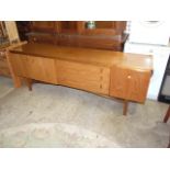 Mid Century Retro Nathan Sideboard 7ft wide 30 inches tall 17 deep