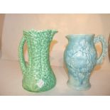 A SYLVAC AND AN ARTHUR WOOD JUG/VASE (2 IN TOTAL)