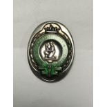 National Nursery Examination Board 1945 hallmaked silver badge