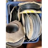 Various rolls of household electric cable