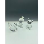 Swarovski Crystal animals to incl parrot on branch from 'up in the trees' collection (119443),